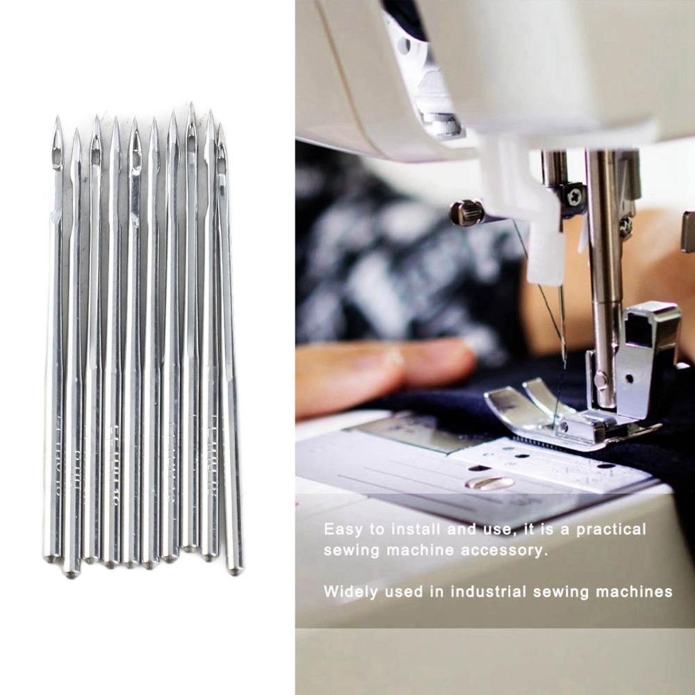10Pcs/Set 6 Types Industrial Sewing Needles Heavy Duty Metal Needles Set For Industrial Machines