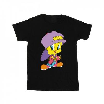 Женская/женская хлопковая футболка бойфренда Tweety Pie в стиле хип-хоп