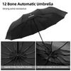Car Sticker 2025 New For Skoda 12 Bone Car Automatic Folding Umbrella Sunshade Accessories Rapid Kodiaq Karoq Fabia Kamiq MK3 Ro