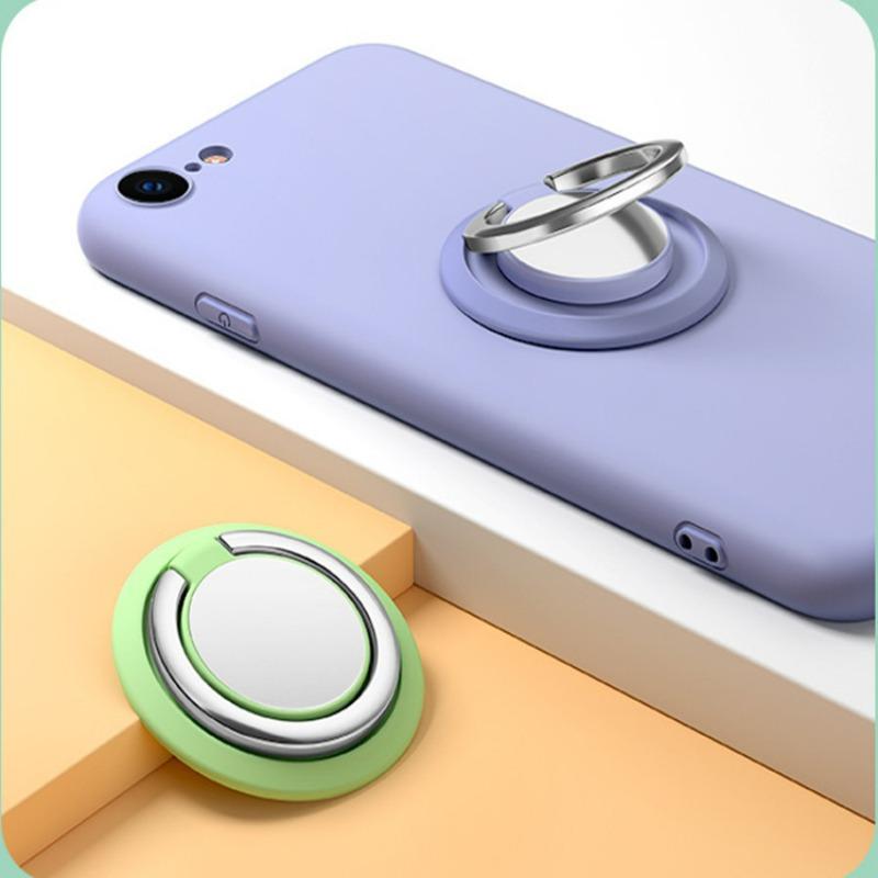 Desktop Mobile Phone Holder Mobile Phone Disc Ring Buckle Electroplating Paint Power Bank Bracket Car Magnetic Suction Bracket