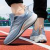 Студенческие кроссовки для гонок Пара повседневных кроссовок с сетчатой поверхностью, легкие спортивные туфли с амортизацией, дышащие кроссовки для марафона из углеродного волокна