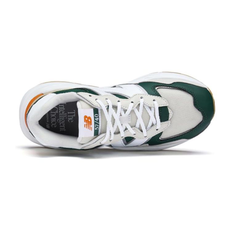 New Balance Нескользящие Прочные Низкие Детские Кроссовки для Бега Детские Кроссовки для Бега Светло-зеленый GC5740PT