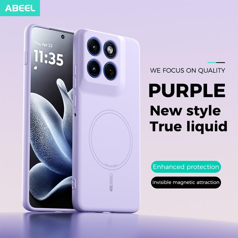 Orginal Liquid Silicone Magnetic Wireless Charging Case for Moto Signature Edge 70 Ultra Fusion+ Pro Lens Protection Back Cover