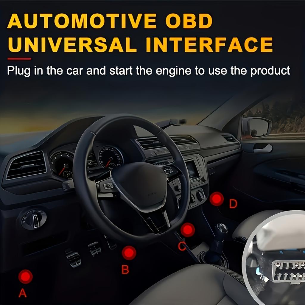 OBD2 Сканер Диагностический Считыватель Кодов с Полной Функциональностью OBD2 Режим Сброса Совместим со Всеми Автомобилями OBDII после 1996 года.