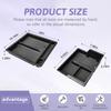 Middle Center Console Organizer For 2025-2025 Chevy Silverado EV Work Truck (WT) Front Center Console Storage Armrest Box Tray
