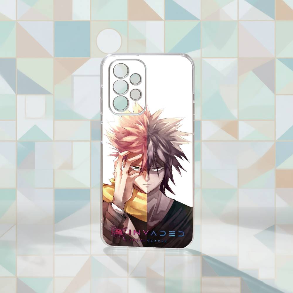 ID Invaded Akihito Narihisago Phone Case Transparent Silicone Soft For Samsung S25,S24,S21,S22,S23,S30,Ultra,S20,Plus,Fe