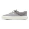 Vans Аутентичная ткань шерпа Кожа Флис Низкие кеды для скейтбординга Унисекс кроссовки Серый VN0A5JMRGRY