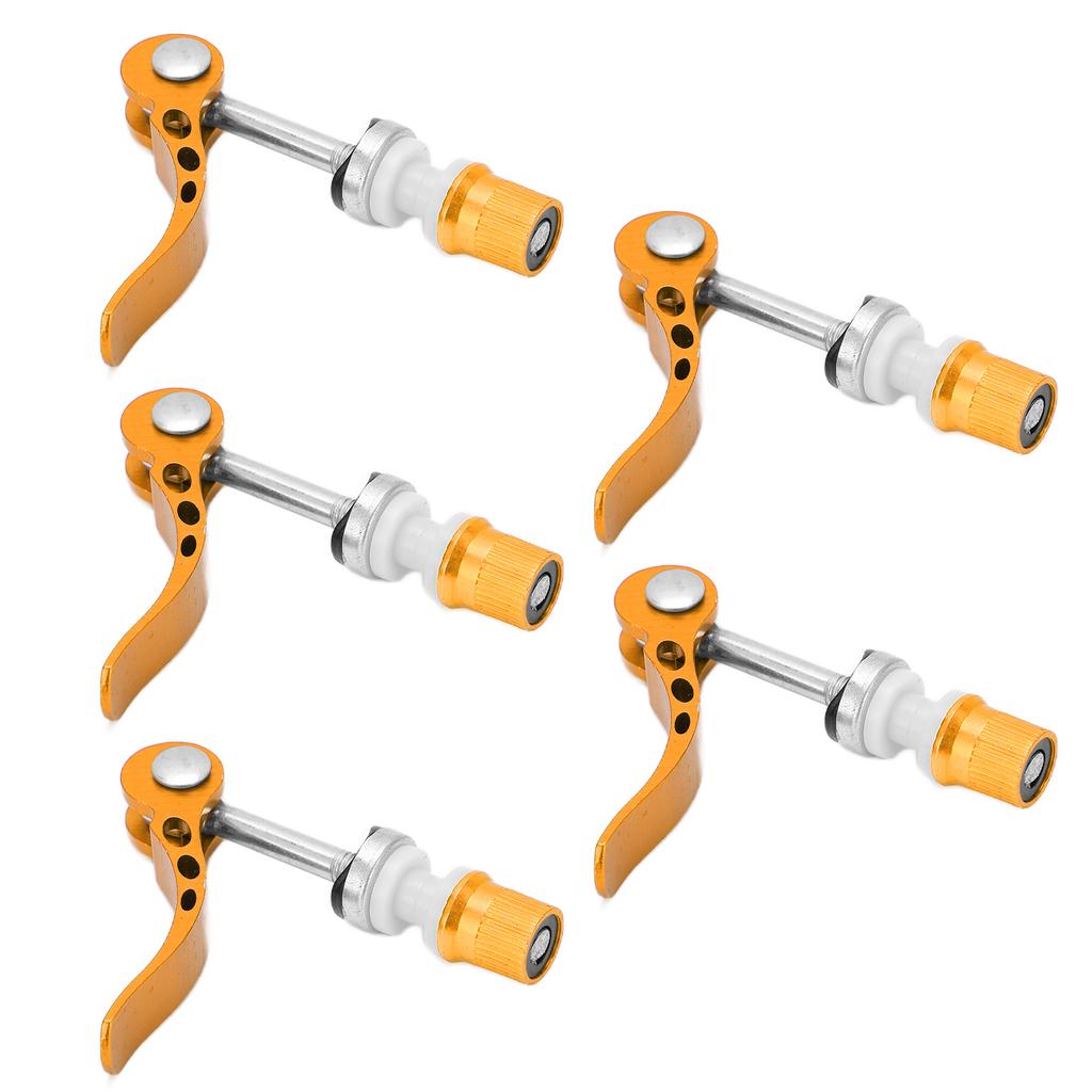 5 шт. Зажимы подседельного штыря Быстросъемные Алюминиевый сплав Прочный Зажим для велосипедной трубы Фиксированная передача для Универсальных велосипедов