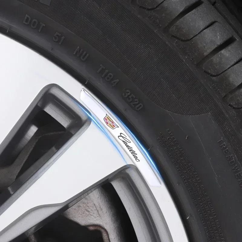 4 шт./комплект Наклейки на диски колес автомобиля для Cadillac XT4 CT4 CT5 ATS CTS Escalade Seville SLR STS EXT Coupe Автоаксессуары