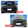 7pcs Black Front Grille erts Grill Cover Trim Ring for 2014-18 Jeep Cherokee