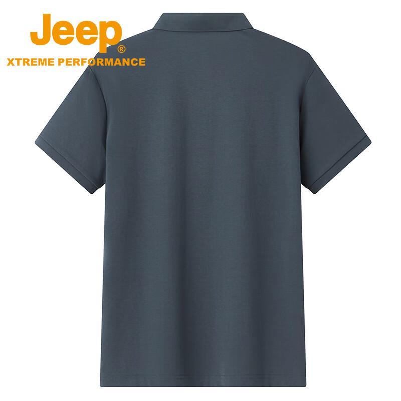 Jeep Мужская охлаждающая футболка-поло с коротким рукавом