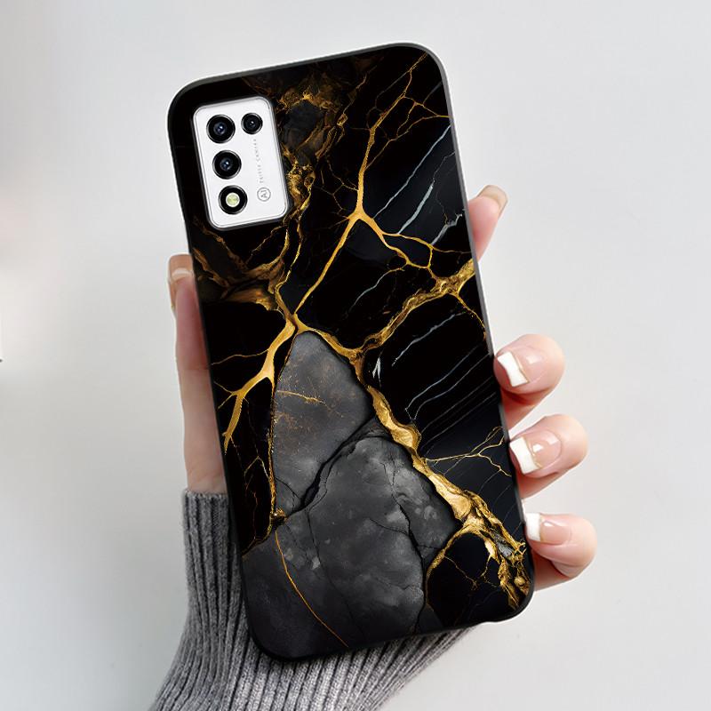For ZTE Libero 5G III,  A202ZT Soft Silicone Black Case For ZTE Libero 5G II, A103ZT Popular Pattern Panda Shockproof Shell