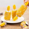 2/1 шт. Вилка для кукурузы для еды кукурузы Защита от ожогов Артефакт для еды кукурузы Изоляционная палочка Нержавеющая сталь Фруктовая вилка Детская безопасность Складная вилка