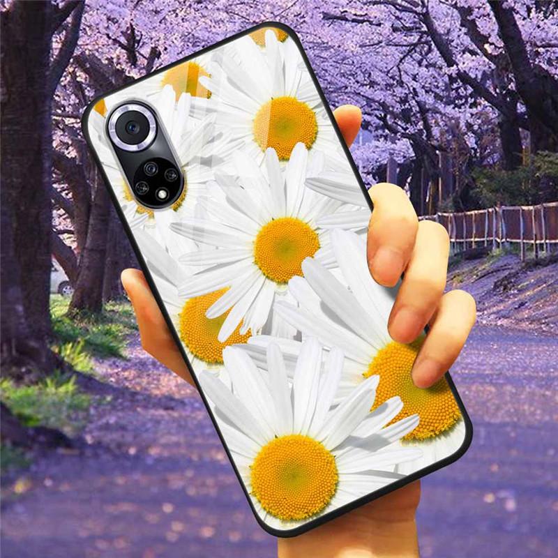 Чехол для Honor 50 Pro Закаленное Стекло Звездный Мрамор Жесткая Задняя Крышка для Телефона Huawei Honor 50 Чехлы Honor50 Защитные