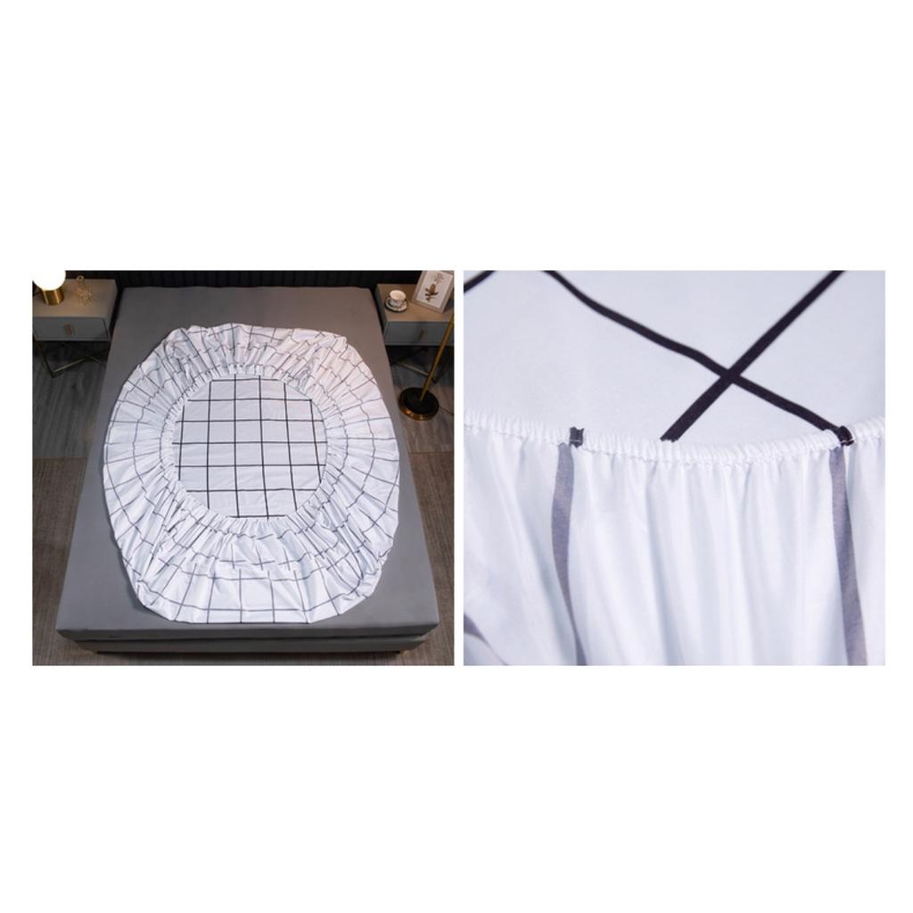 Принтованная простыня для спальни, дома, отеля, светло-бежевая, мягкая и удобная