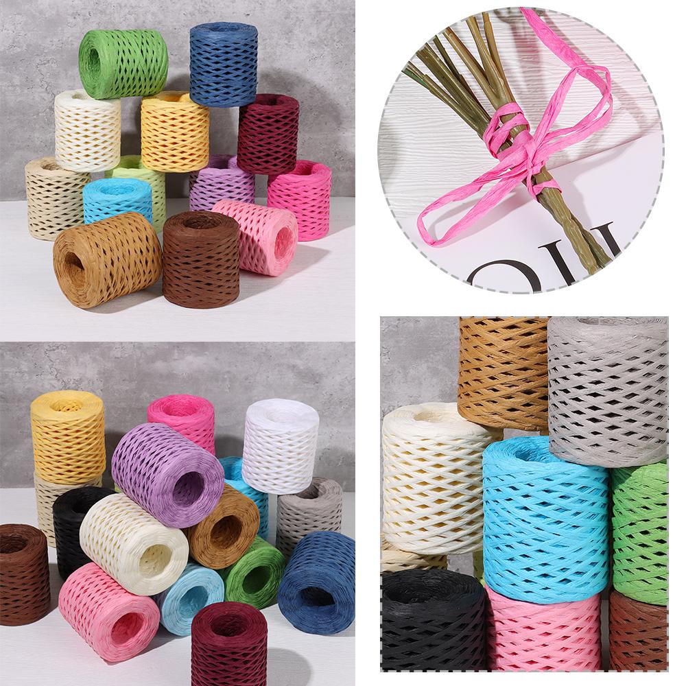 Environmentally Friendly Paper Rope Lafite Decorative Rope Braided Rope Packaging Tape Manual