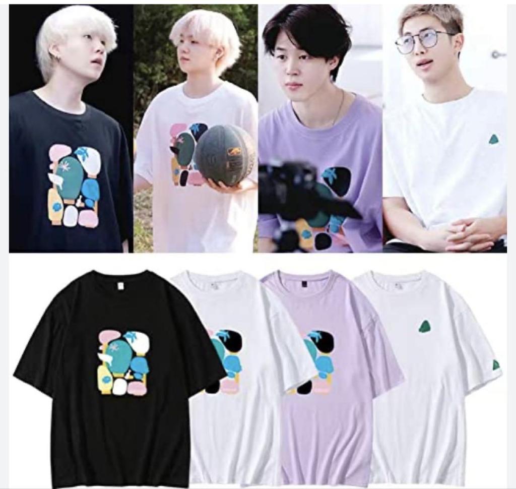 [Б/У] Футболка BTS Song Minsoo белая J-HOPE SUGA JIMIN