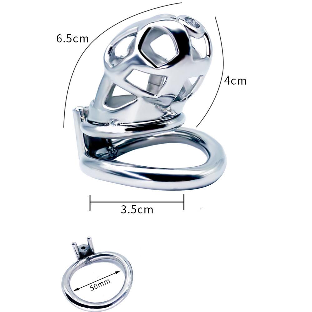 БДСМ металлическое рабское кольцо на член из нержавеющей стали, секс-игрушка для взрослых, клетка для пениса, пояс верности, пытка, фетиш, устройство целомудрия, CB Lock