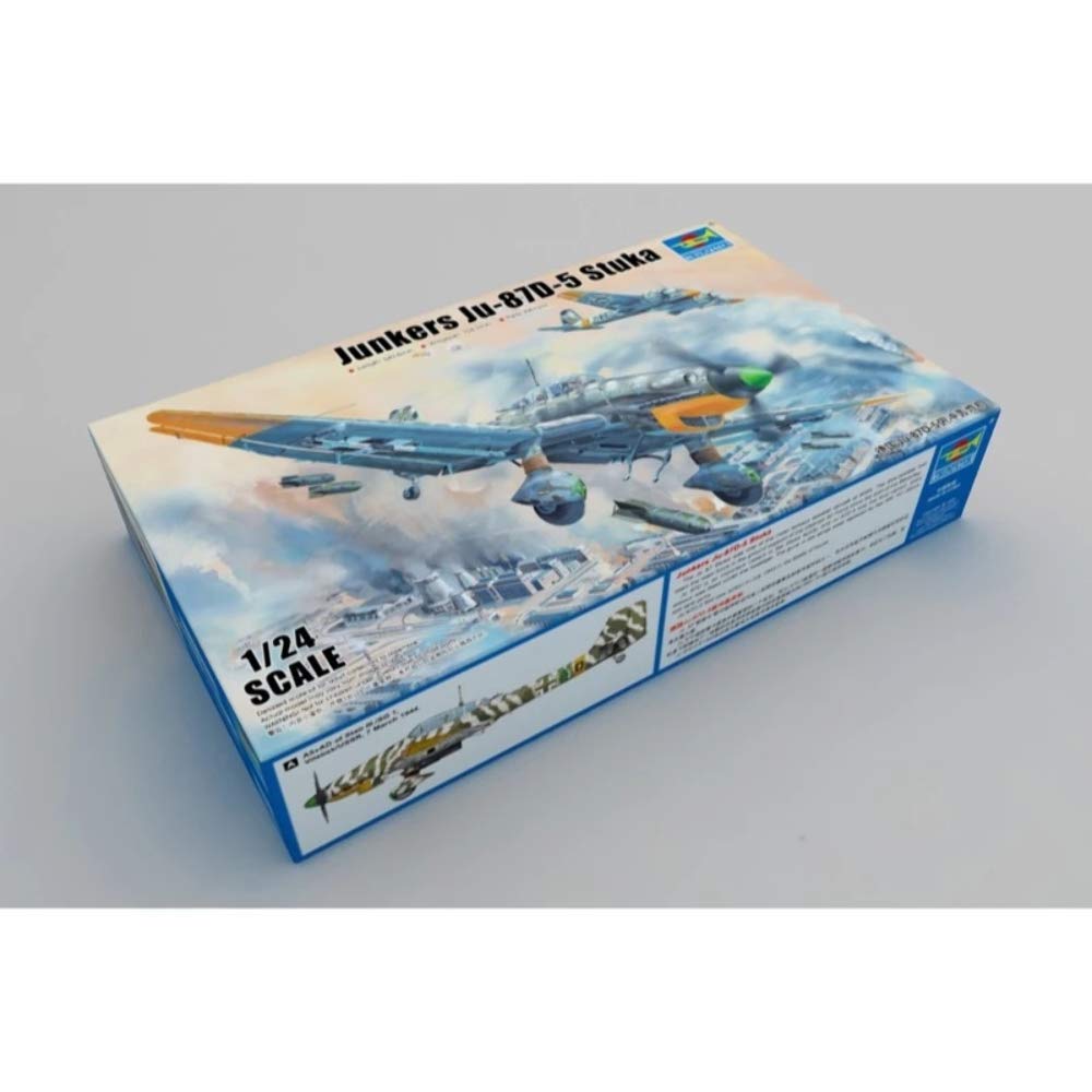 Trumpeter Немецкий Штука Пластиковая Модель 02424 1/24 Ju-87D-5
