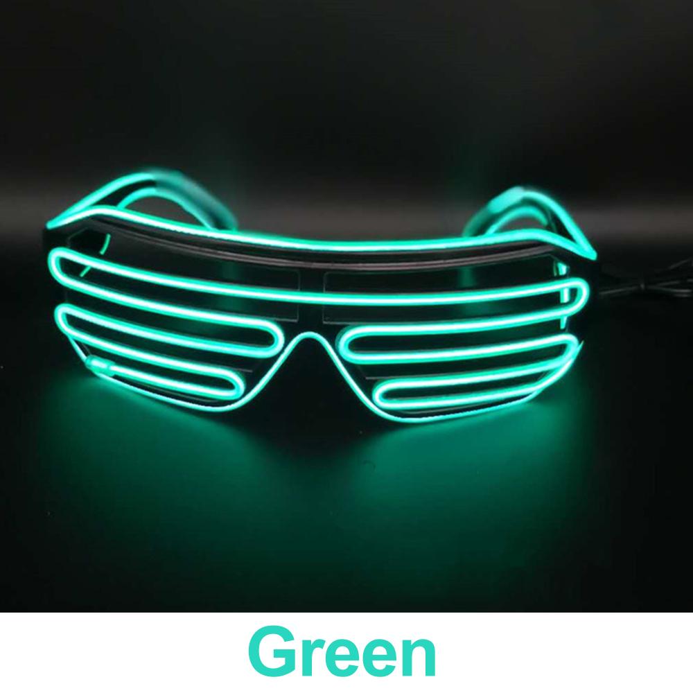 Motorcycle Fashion Light Up LED Night Cycling Glasses Motor Headwear for Rider Christmas Thanksgiving Day Music Festivals