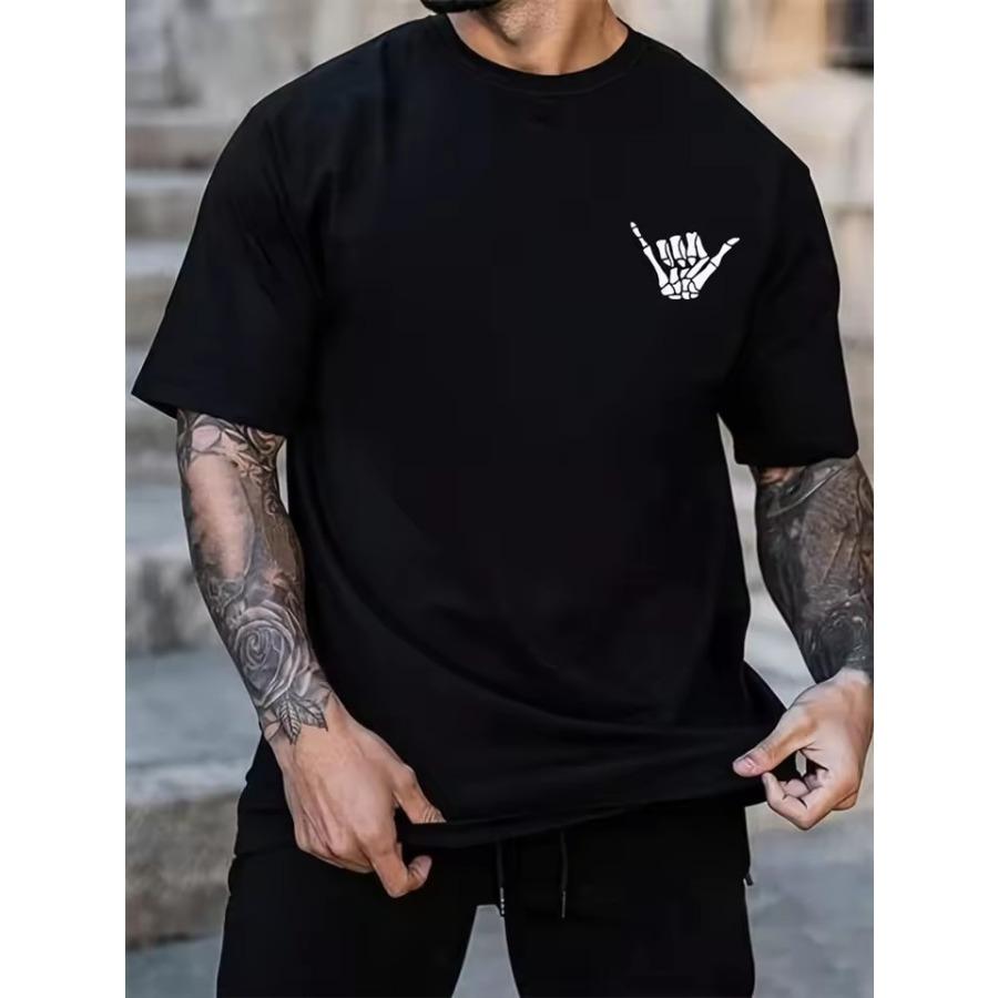 New Summer Daily Casual Men's T-shirt Outdoor Sports Short Sleeve Top 3D Mountain Print Men's T-shirt Street Fashion Men's Top
