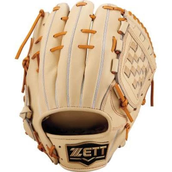 ZETT Neo Status Soft Baseball Glove for Second and Pastel B Size 4 Shortstop, B/Oak (3236), (BRGB31520N)