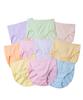 Nissen Panty Elastic Touch the Pastel Size L Women's 10-Piece Set, Deep-Leg, High-Waisted, 100% Cotton, Ribbed, Doesn't Skin, Simple, Solid, Colors,
