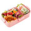 Skater Bento Single for Made in with Dishwasher and Microwave Sanrio Hello Kitty Flower Wreath Box, 530ml, Tier, Women, Japan, Leak-Resistant 4-Point