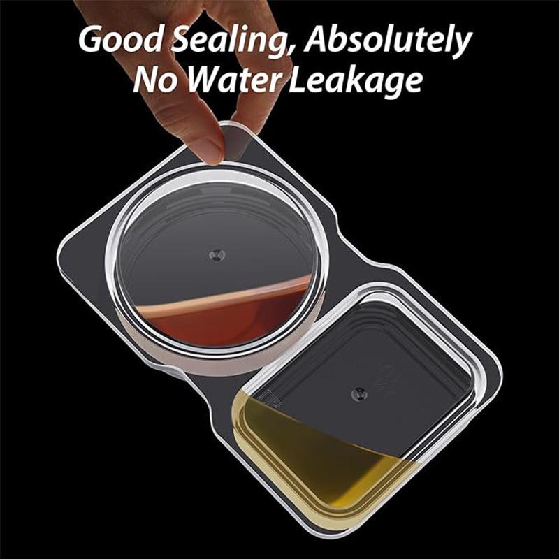 Одноразовый пластиковый контейнер для соуса, контейнер для приправ, чашка, для соуса для макания, для масла, уксуса, соуса чили, контейнер для соуса для макания, салатная заправка