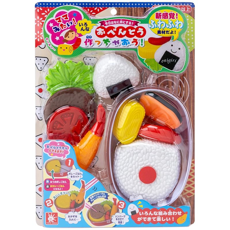 Игровой набор Onda для детской кухни: Игровой набор "Кухня" для ролевых игр, включающий продукты питания (овощи, мясо), ланч-боксы и многое другое. Давай сделаем бэнто