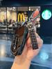 PZQ2   Car Key Bag Case Cover For Mercedes Benz 2023 2024 Glc300L Glc260L C260L C20 C Class Car Key Cover Suede Shell Protector Styling