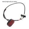 Universal Tail Warning Light Plastic Electric Scooter Rear Mudguard Light  for ZT3 G2 G30