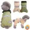 Dog Cold Weather Coat Winter Dog Jumpsuit Clothes Chihuahua Fur Overalls Super Warm Pet Cotton Jacket for Small Dogs Puppy Costume Yorkie Apparel