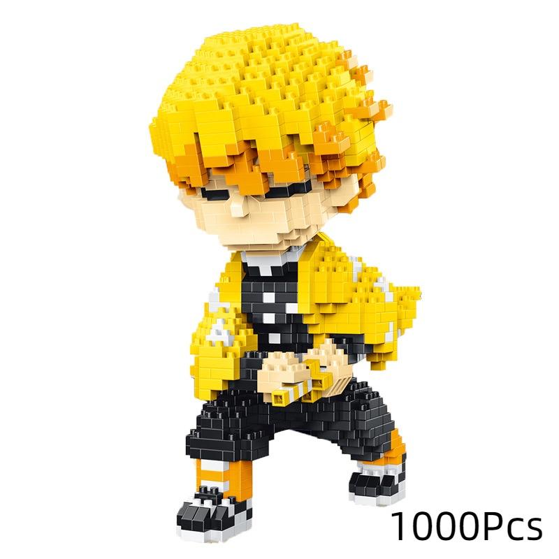 Набор игрушек «Клинок, рассекающий демонов» из алмазных строительных блоков