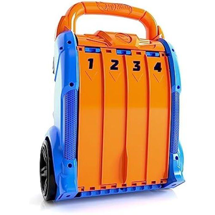 Jouet - CEFA TOYS - Garde-Voiture/Lanceur Hot Wheels - 4 Pistes - Capacité 20 Voitures