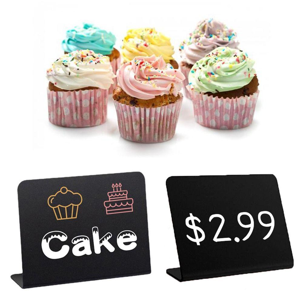 Convenient Cake Dessert Label Rewritable Name Tags Reusable Place Cards  Coffee Shop Bakery