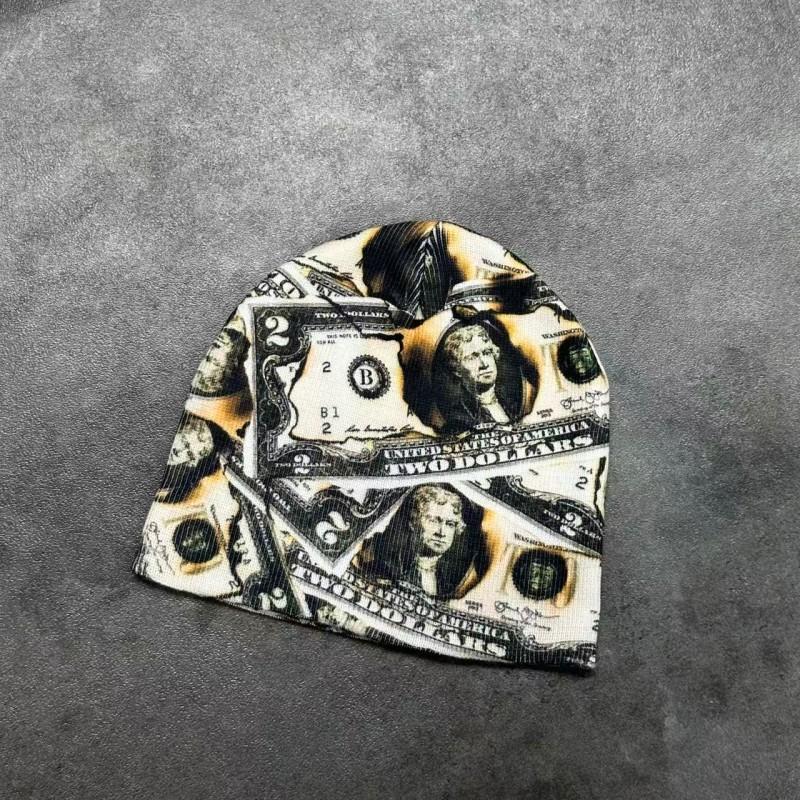 BSCI Camouflage Wool Blend Street Style Beanies Manufacturer High Quality Jacquard Skull Cap Knit Winter Hats Custom Logo