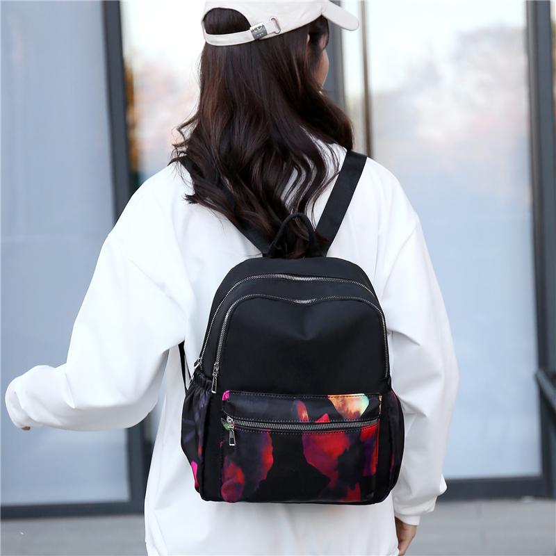 Рюкзак женская сумка новый многослойный рюкзак большой емкости для путешествий на открытом воздухе нейлоновый повседневный женский рюкзак