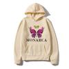 Eladio Carrion Sauce Boyz Monarca Hoodies Rose Graphic Sweatshirt Fashion Unisexga Anime Clothing Unisex/women Casual Fleece Streetwear