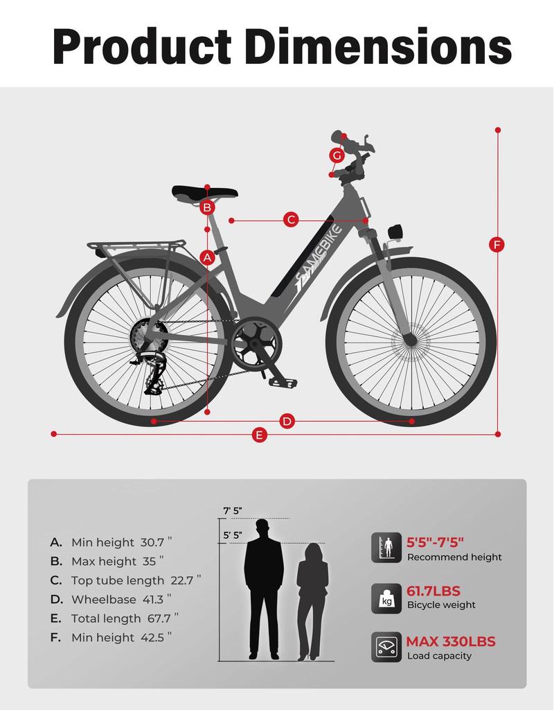 EU Hot Sale 26 Inch City Ebike 36V500D Fast Speed 15AH Lady City Electric Bicycle with Rear Carrier
