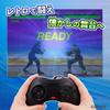 K&SGAMER Sega Saturn-Style Gamepad USB Controller, Steam PC Compatible (Black)