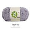 Набор пряжи из 5 нитей combed milk cotton для ручного вязания шарфов, средней толщины, материал для вязания пледов своими руками, вязания крючком.