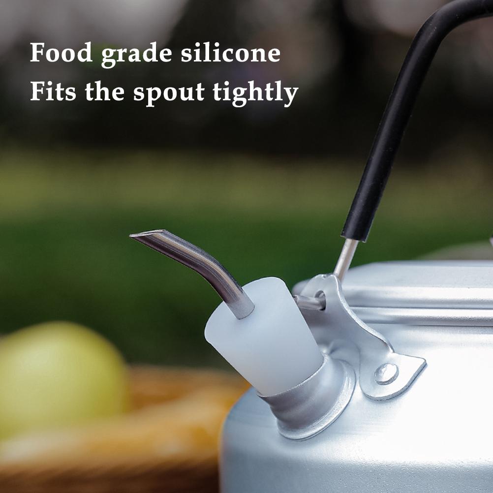 Camping Kettle Portable Lightweight Aluminum Alloy Camp Coffee Pot with Stainless Steel Extended Spout for Outdoor