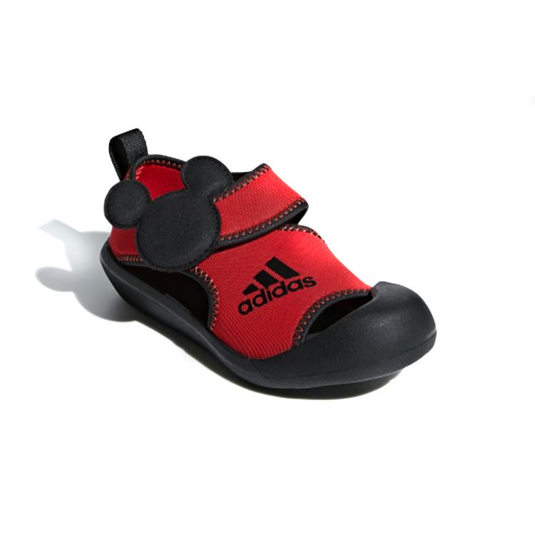 adidas Тканевые низкие кеды для скейтбординга Mickey C Детские Черно-красные Детские F35863