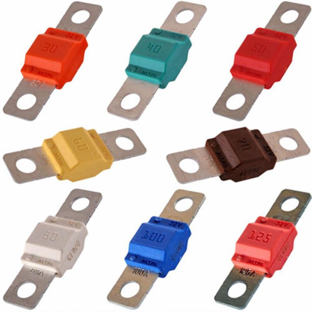 30A -125A Strip Link Fuse Metal Fork Bolt Fuse Hot Sale Midi Fuse  Car Truck