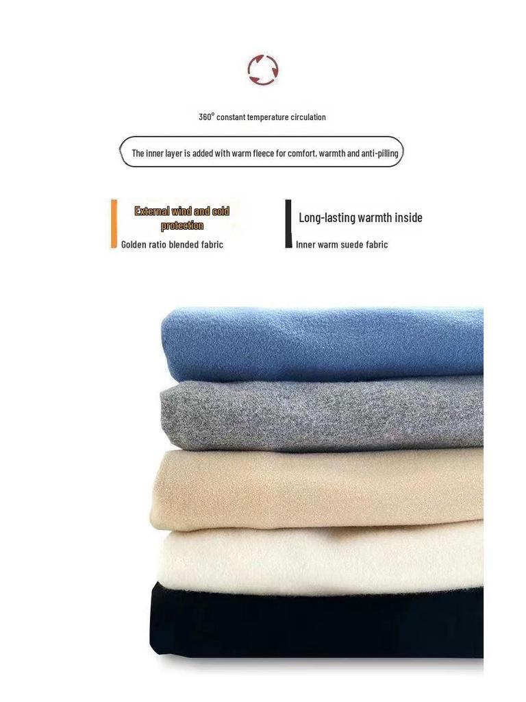 Женский топ из плотного бархата с полувысоким воротником и длинными рукавами, осень/зима 2024 г.