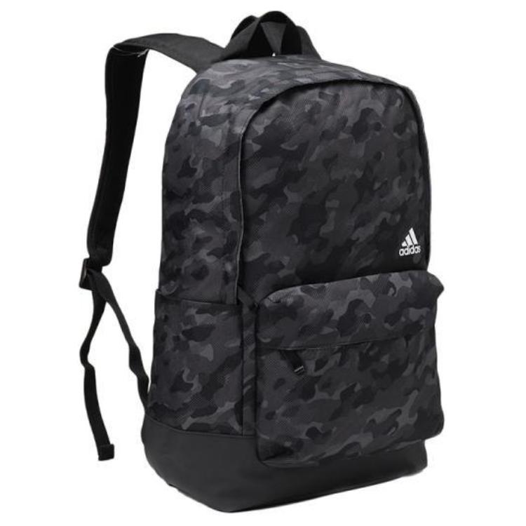 Adidas Cl Aop Sports Camouflage Casual Polyester Nylon Backpack Men Backpack Black EE1083