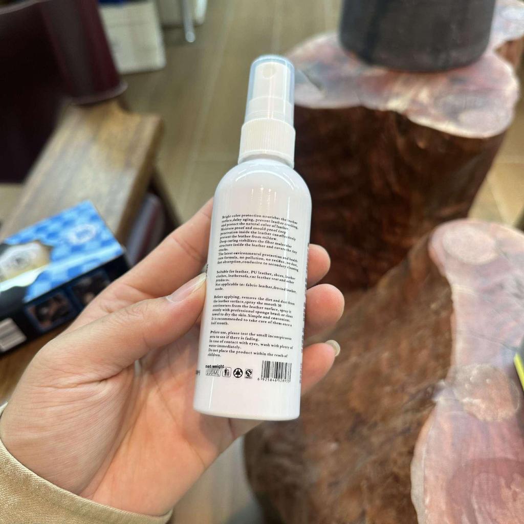 150ml Leather Care Kit with Sponge Wipe: Leather Maintenance and Protection Spray