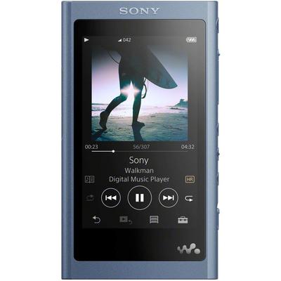 Sony Walkman серии A 16 ГБ MP3 microSD высокое разрешение до 45 часов непрерывного 2018 Лунный синий L NW-A55HN плеер, Bluetooth, совместимый,