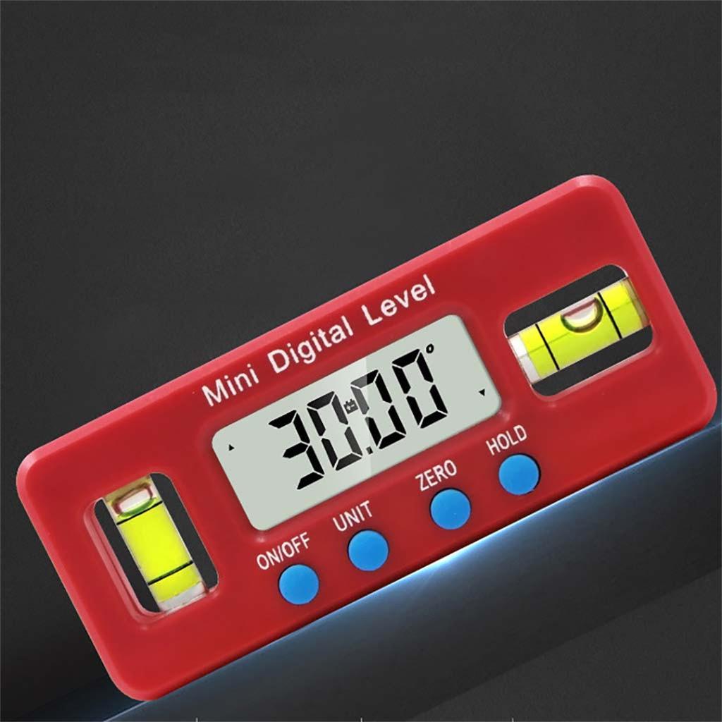 Электронный уровень, цифровой угломер, транспортир, 3 мл